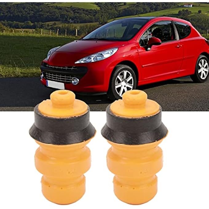 rayihni 2 Pcs Rear Axle Bump Stops Rear Axle Suspension Shock Absorber Mount Oe 516680 9657150780 Bump Stop Buffer Block Replacement For 207 2008 - Image 5