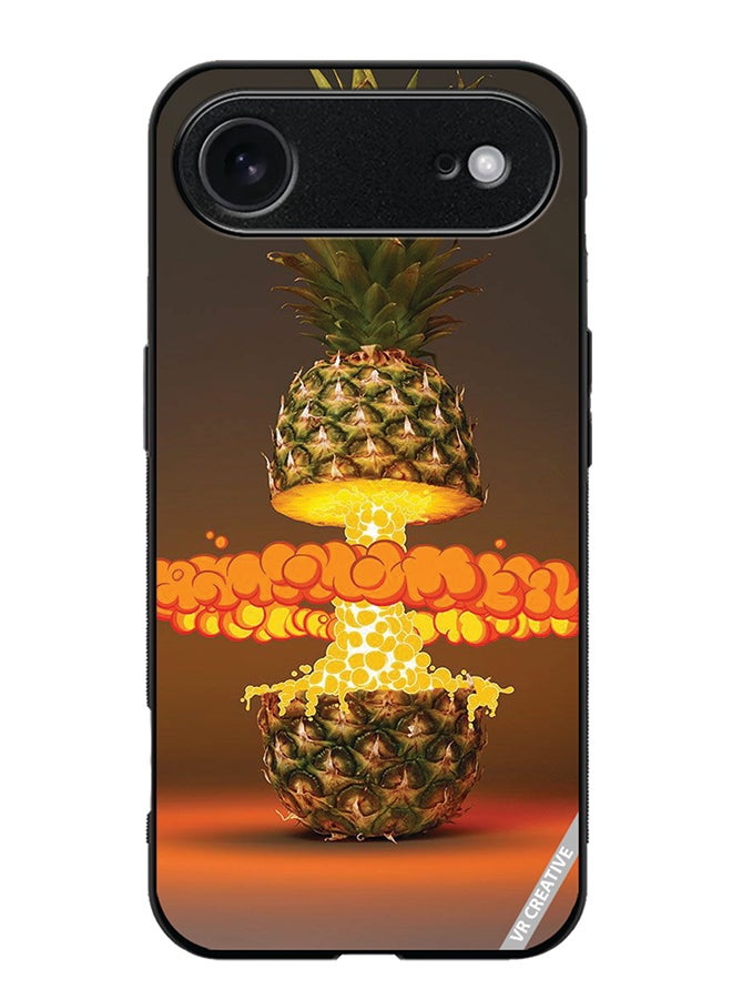 VR CREATIVE Protective Case Cover For Apple iPhone 17 Air Fire Pineapple Design Multicolour