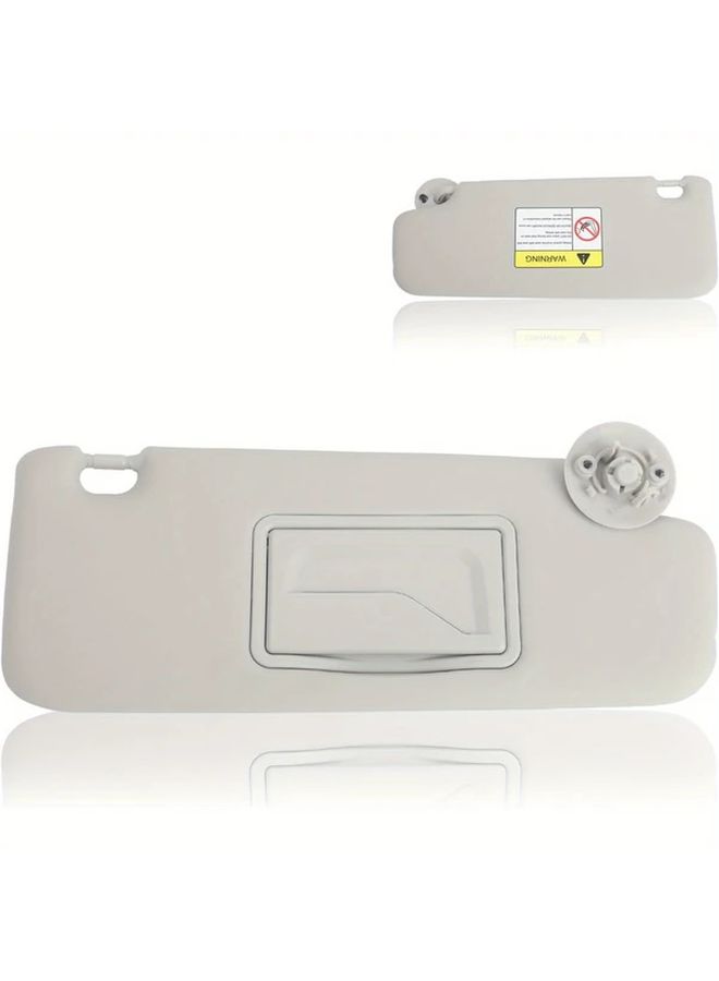 Gray Right Side Car Sun Visor for Chevrolet Sonic 2012 2020 Spark 2013 2016 Driver And Passenger Side Durable ABS UV Protection Tool Free Installation Vehicle Sun Shade Extension - Image 5