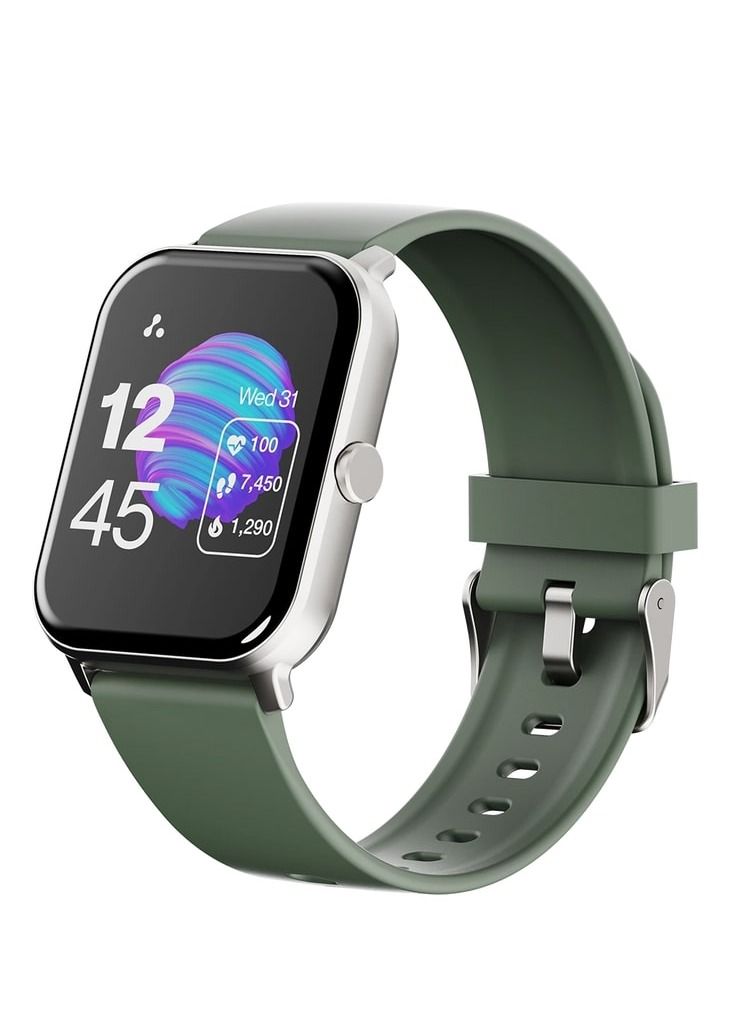 Ambrane Wise Eon 1.69 ”LucidDisplay Smartwatch Green - Image 1