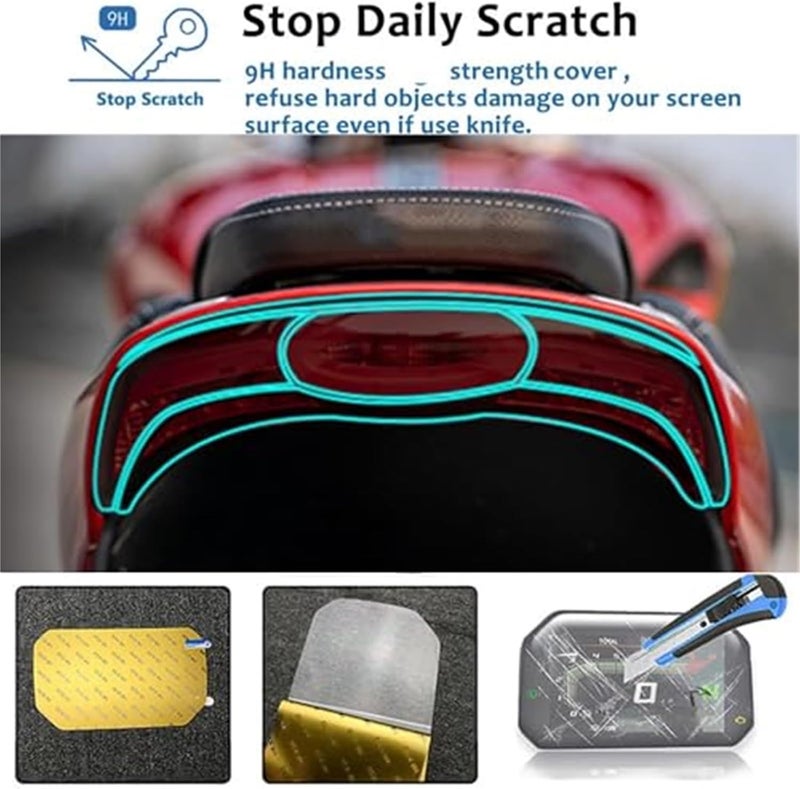 QASULER Motorcycle Screen Protector for Triumph Rocket 3 - Image 2