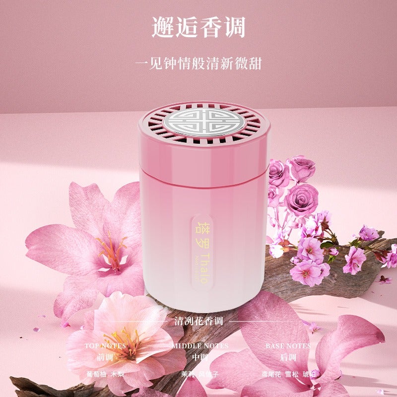 Ta Luo معطر سيارات فاخر - عطر صلب يدوم طويلاً للرجال، حامل زجاجي، رائحة زهرية - Image 1