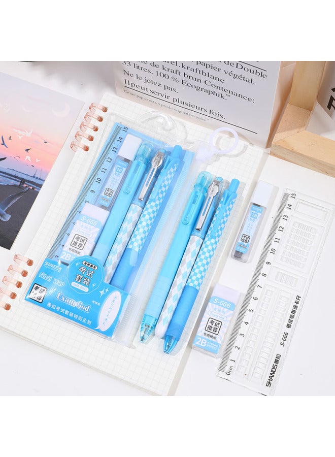 BX Gel Pen High Color Value Press Test Special 2b Card-coated Pencil Suit Black Girl Heart Pen For Students - Image 1