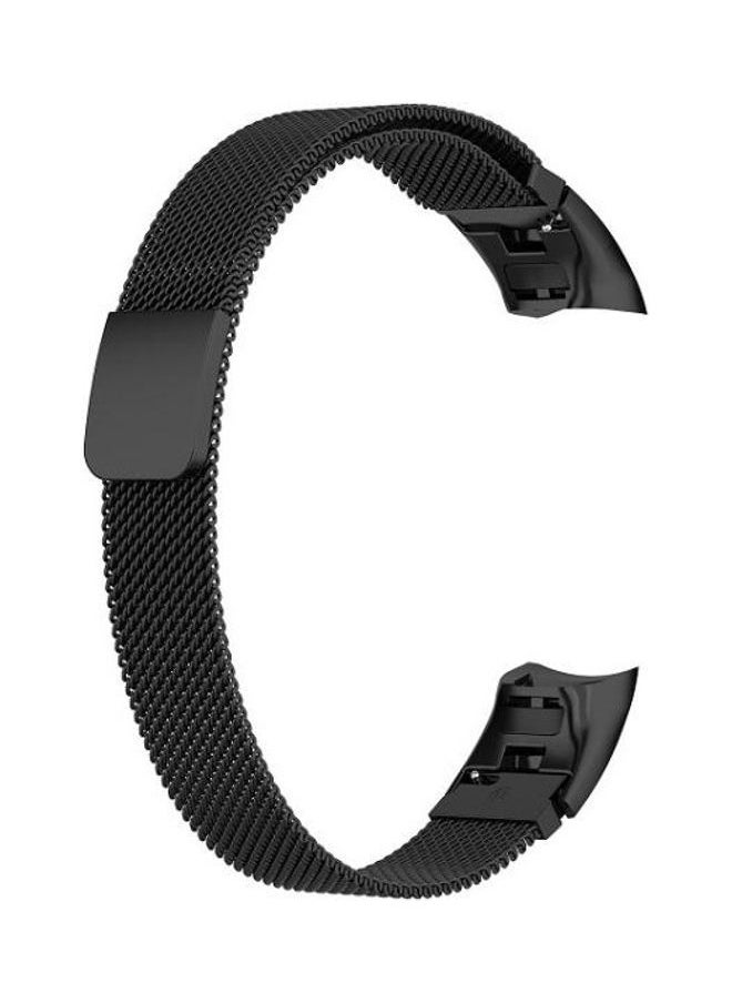 NIBEMINENT - Milanese Wristband For Huawei Honor 4 And 5 Black - Image 1
