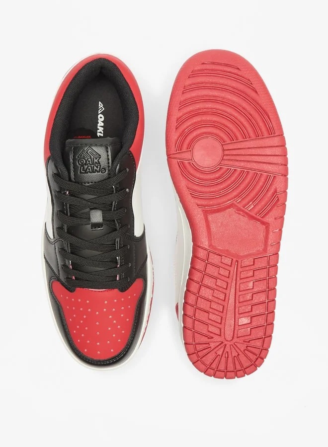 Oaklan by Shoexpress Men's Colourblock Shoes with Lace-Up Closure