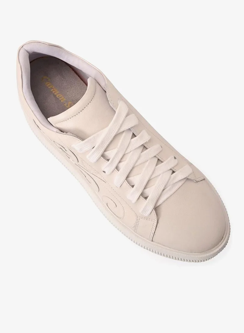 Carmen Steffens  White Platform Sneakers for Women | Best Price UAE