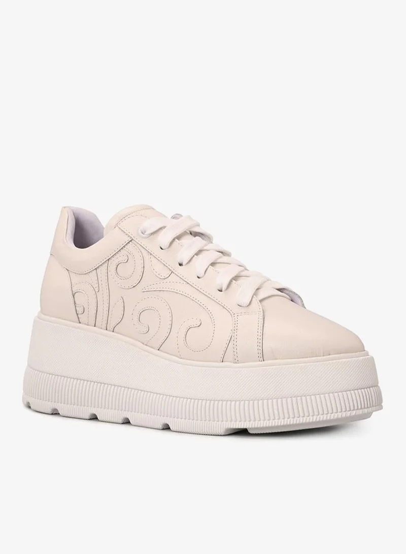 Carmen Steffens White Platform Sneakers