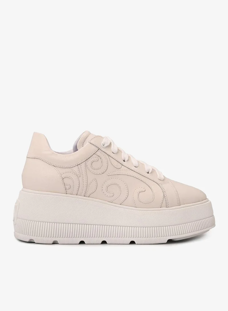 Carmen Steffens White Platform Sneakers