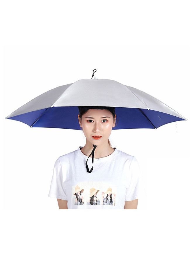 ZCM-HAPPY Portable Outdoor UV Protection Fishing Head Wearing Umbrella  - Image 1