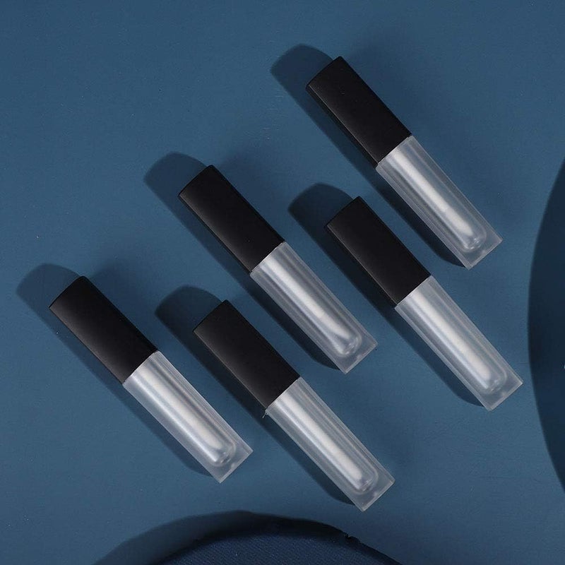 2.5ml Empty Lip Gloss Tube, DIY Lip Container for Liquid Lipstick, Transparent Plastic Refillable Bottle with Plug, Portable Cosmetic Jar for Personal or Professional Use - Image 3