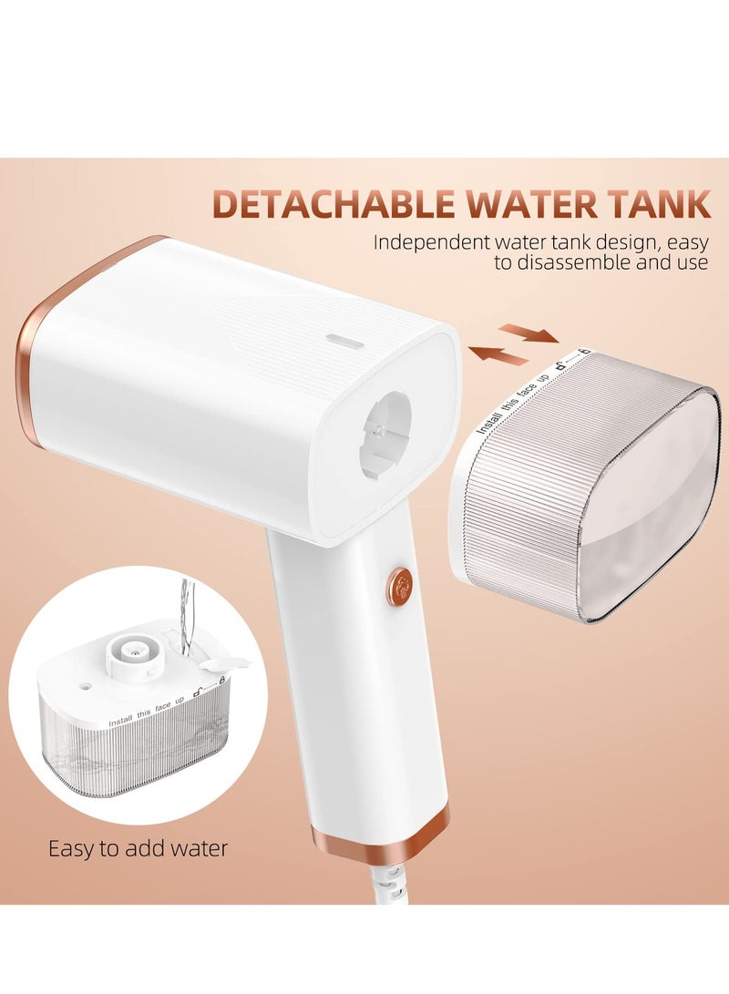 SYOSI Handheld Steamer for Clothes, Portable Foldable 1000w 120ml Fabric Wrinkle Remove, 20 Second Fast Heat-up for Home Office Travel - Image 5