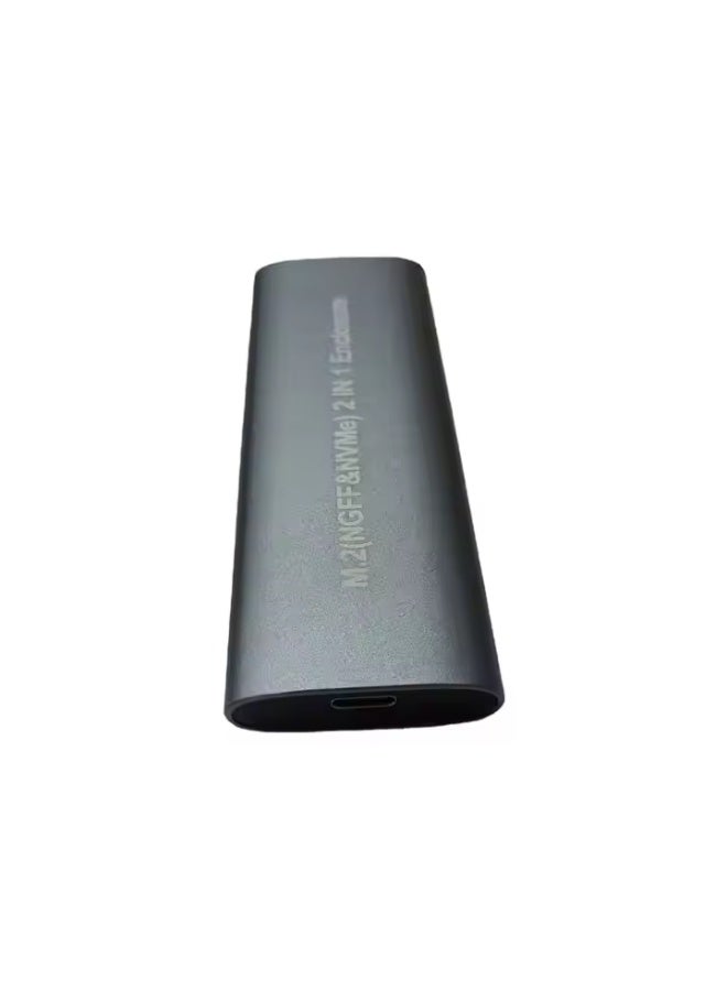 M.2 SSD to USB 3.1 Type-C Adapter Enclosure – Supports NVMe & SATA (NGFF) – High-Speed Portable External SSD Case with Aluminum Body  - Image 3
