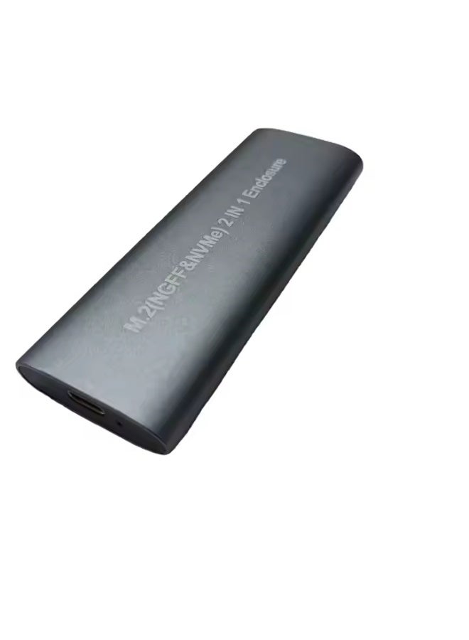 M.2 SSD to USB 3.1 Type-C Adapter Enclosure – Supports NVMe & SATA (NGFF) – High-Speed Portable External SSD Case with Aluminum Body  - Image 5