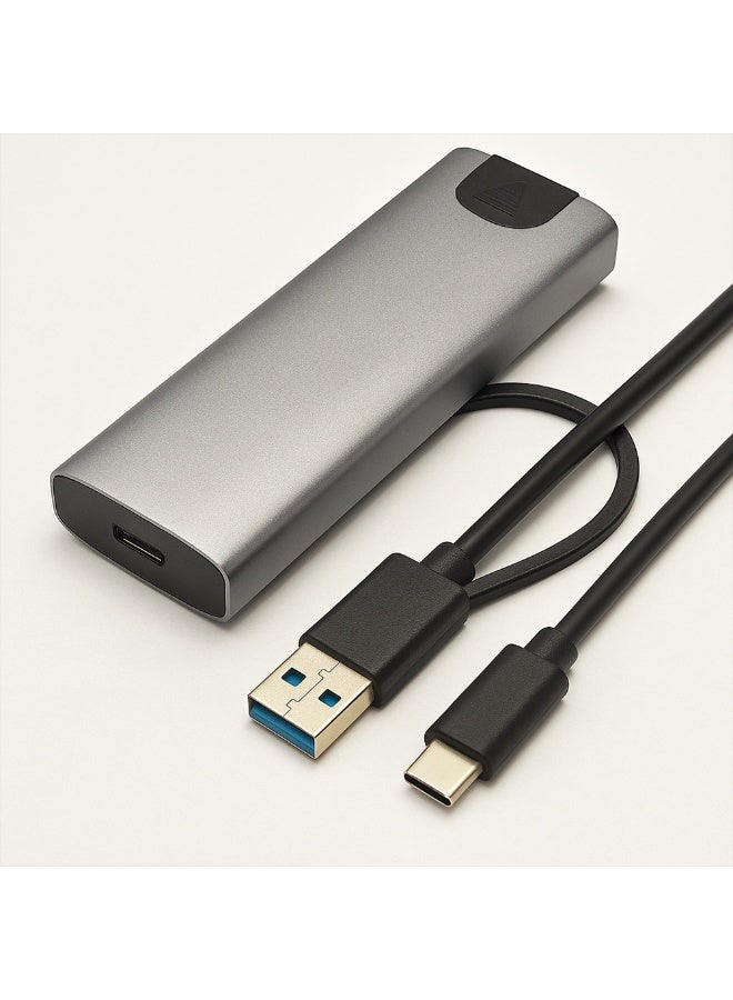 M.2 NVMe SSD Enclosure USB-C, Aluminum Alloy External Case, 10Gbps USB 3.2 Gen 2, Tool-Free Portable Adapter for M.2 NVMe SSD 2230/2242/2260/2280 – Compatible with Windows, Mac, Linux - Image 3
