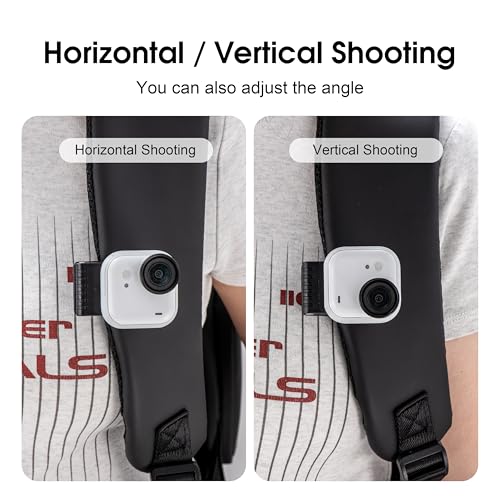 STARTRC VCR Go Ultra Magnetic Backpack Mount Stand for Insta360 Go Ultra Accessories Pivot Clip Angle Quick Release Hat Mount Adapter for Desktop Outdoor Travel Video POV Shooting - Image 5