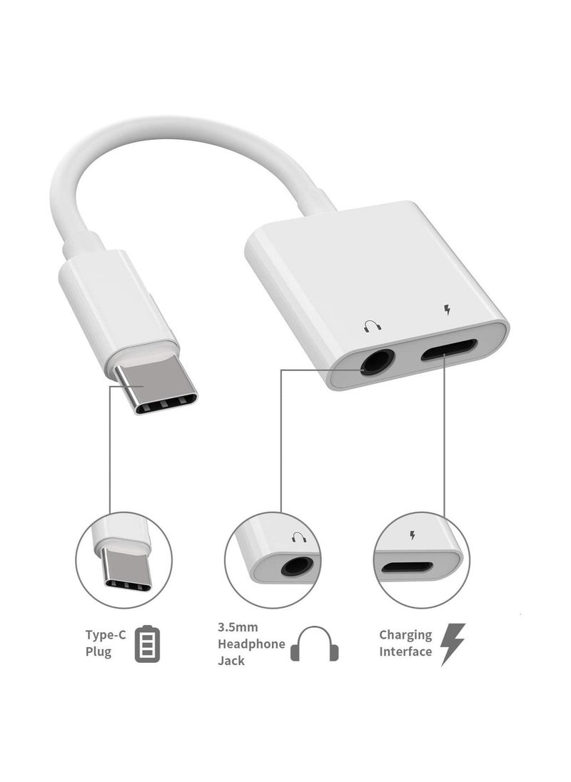 TIGER Fast Charging USB C to Headphone Adapter Aux Audio Type Charger Dongle Converter Jack for iPad Air4 Pro - Image 3