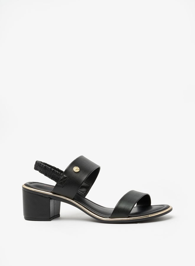 Beira Rio Embellished Block Heel Sandals - Image 5