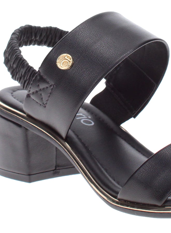 Beira Rio Embellished Block Heel Sandals - Image 4