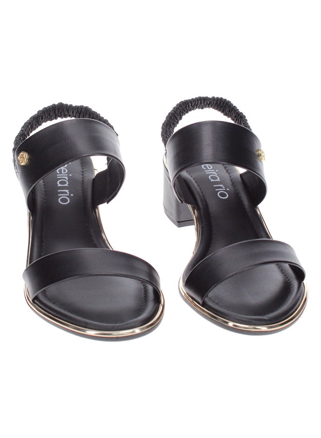 Beira Rio Embellished Block Heel Sandals - Image 3