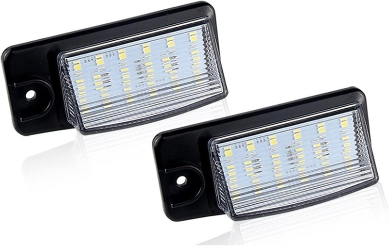 QASULER 2Pcs LED License Plate Light for Nissan Vehicles - Image 1