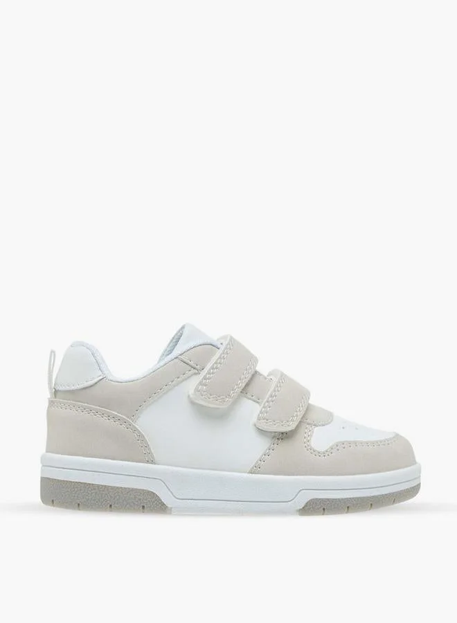 LBL by Shoexpress Panelled Sneakers With Hook And Loop Closure