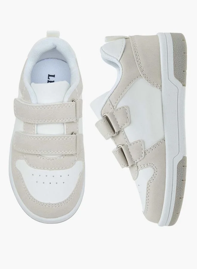 LBL by Shoexpress WHITE Panelled Sneakers With Hook And Loop Closure for Men | Best Price UAE