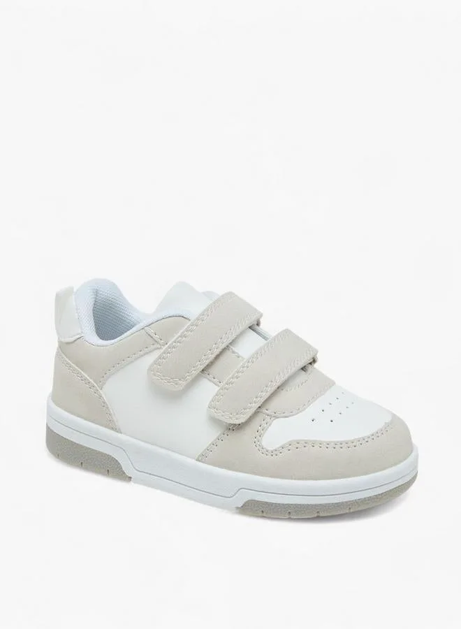 LBL by Shoexpress Panelled Sneakers With Hook And Loop Closure