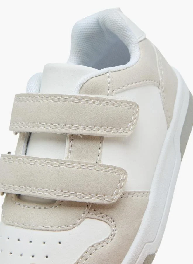 LBL by Shoexpress WHITE Panelled Sneakers With Hook And Loop Closure for Men | Best Price UAE