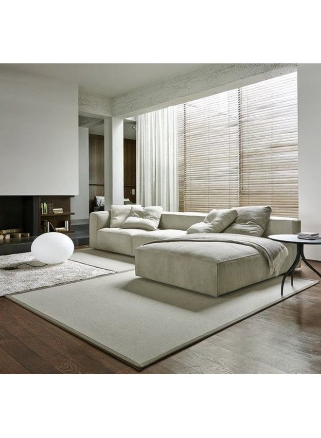 Mardod Saudi L-shaped corner sofa made of MDF wood and linen fabric with comfortable upholstery - ICSOF10 - Image 1