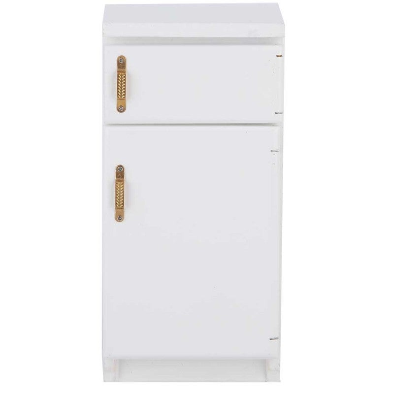 White Mini Refrigerator Model Eco-Friendly Non-Toxic Compact Mini Fridge - Realistic Simulation Mini Furniture for Dollhouse Kitchen Decor - Image 1