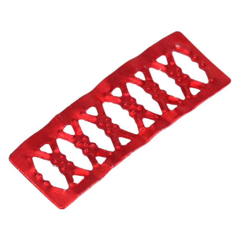 Hair Braiding Beads: 100Pcs Red Aluminum High Quality Safe To Use, Easy To Operate, Firm Hold - Decorative Hair Braiding Tools For Hair Styling, Dreadlocks, Braids - Image 4
