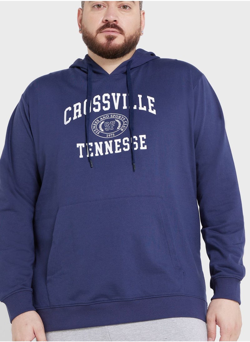 Seventy Five - Plus Size Graphic Hoodie - Image 1