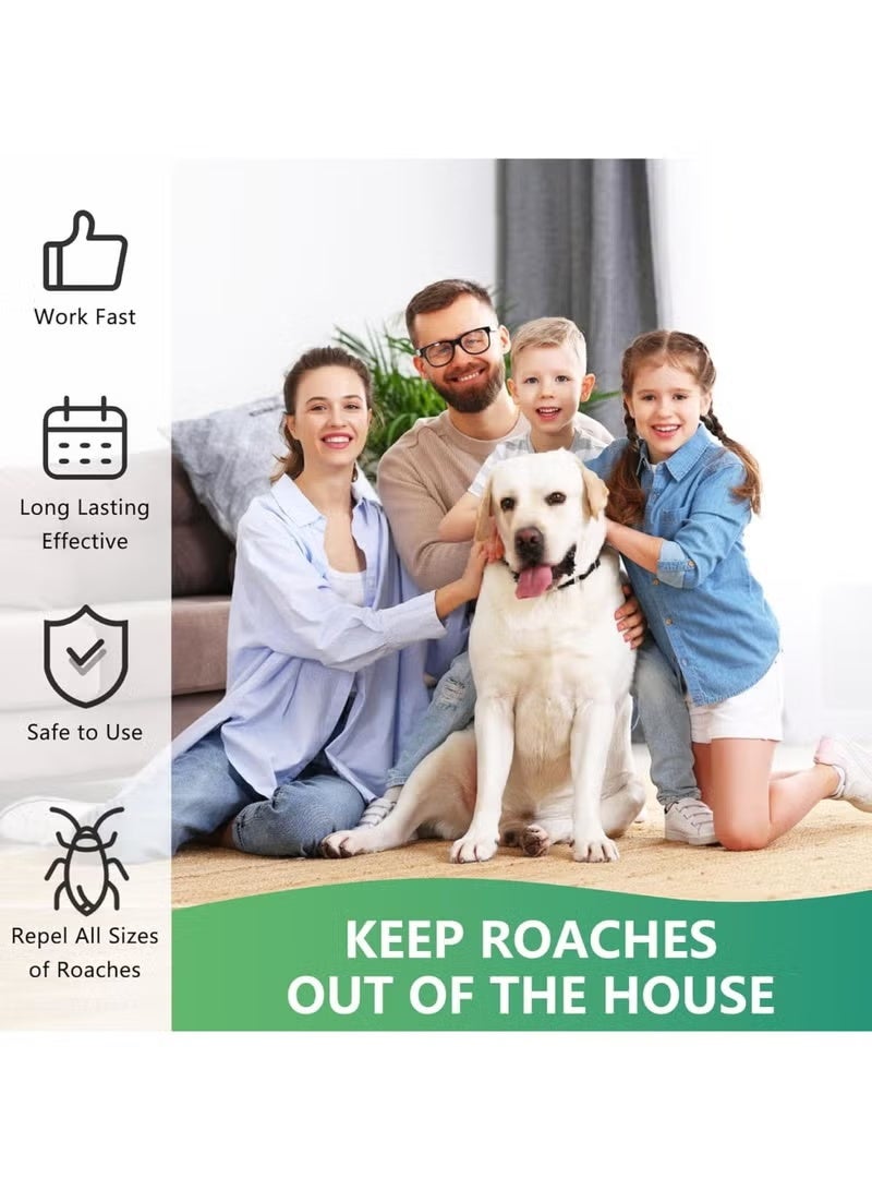 MOONSPRY 12 pcs Roach Bait Stations, CockRoach Trap, Natural Cockroach Repellent, Roach Traps Indoor/Outdoor Use For, Roaches, Ants, Spiders, Bugs - Image 3