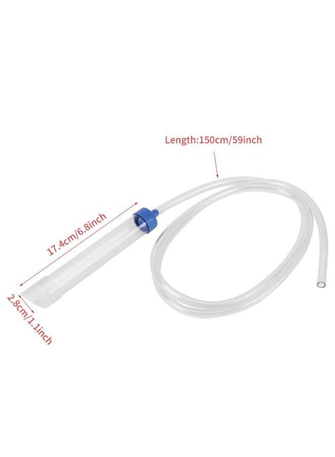 Fdit Aquarium Manual Water Changer Air Pump Siphon Fish Tank Gravel Tube Fish Tank Cleaning Tool - Image 2