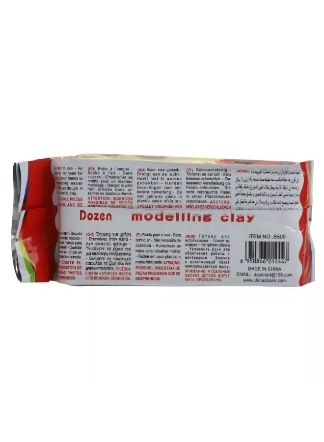 Dozen Modelling Clay, Air Dy Hardening - 500gms - Image 2
