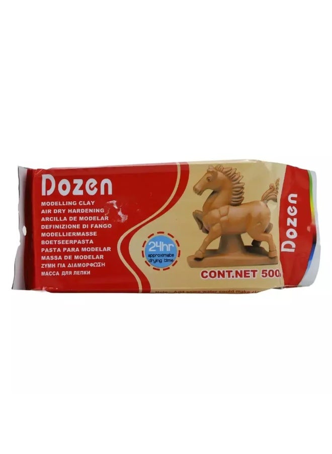 Dozen Modelling Clay, Air Dy Hardening - 500gms - Image 1