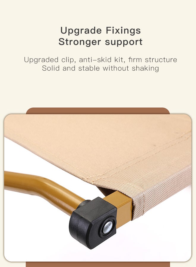 شاربدو كرسي camping للأطفال قابل للطي - تصميم مريح، يفتح في ثانية، خفيف الوزن، مستقر ومقاوم للانزلاق، مسند ظهر مريح (54*47*76 سم) - Image 5