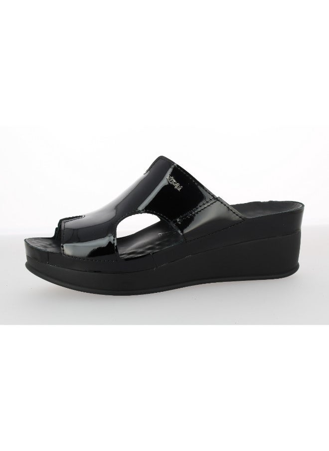 VITAL 148-861 Vital Ladies Sandals 16014AS Lack Black  - Image 1