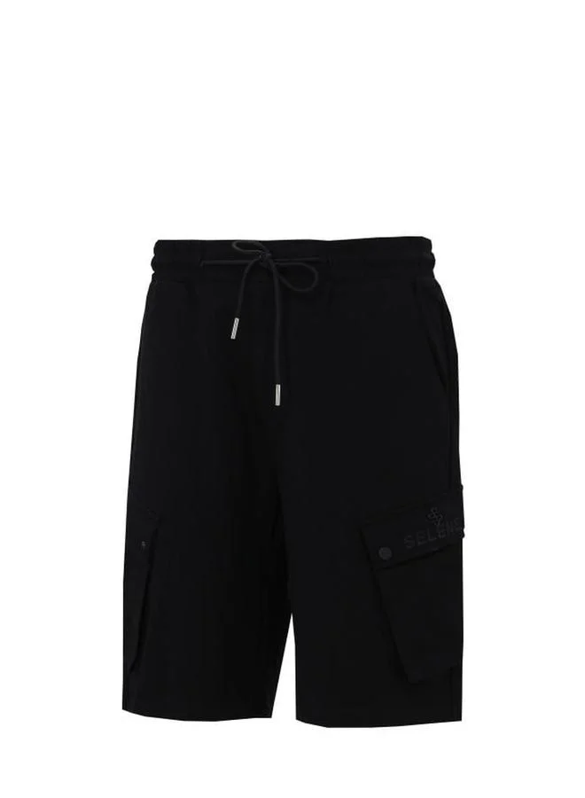 Selene Men Cotton Cargo Shorts with Drawstring
