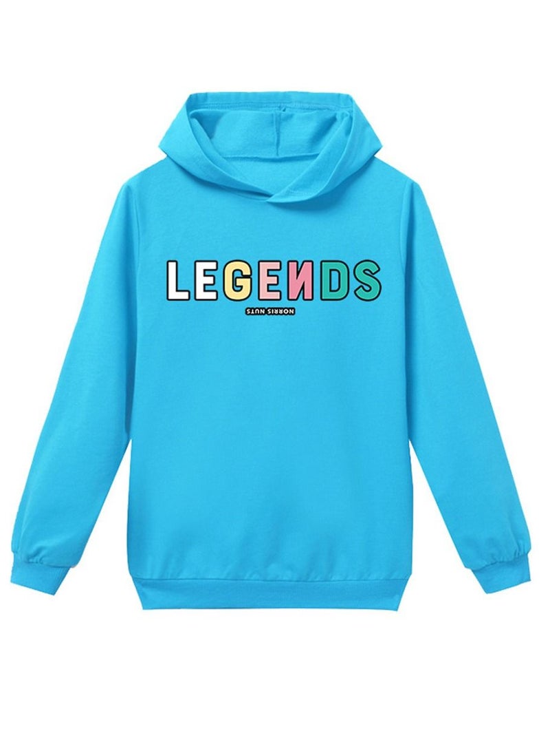 Norris Nuts Legends Hoodie Sweatshirts Tops Shirt for Kids children Boys Girls - Image 1