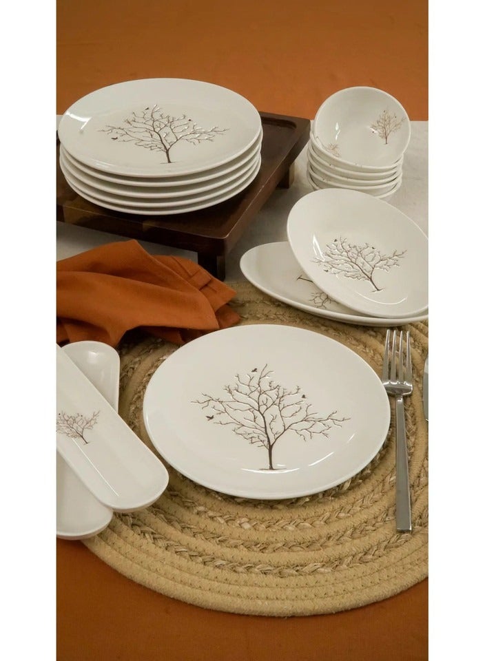 هيدا طقم فطور بورسلان حياة الشجرة 16 قطعة لعدد 6 أشخاص متعدد الألوان 20/10/20×13 سم – صنع في تركيا - Image 4