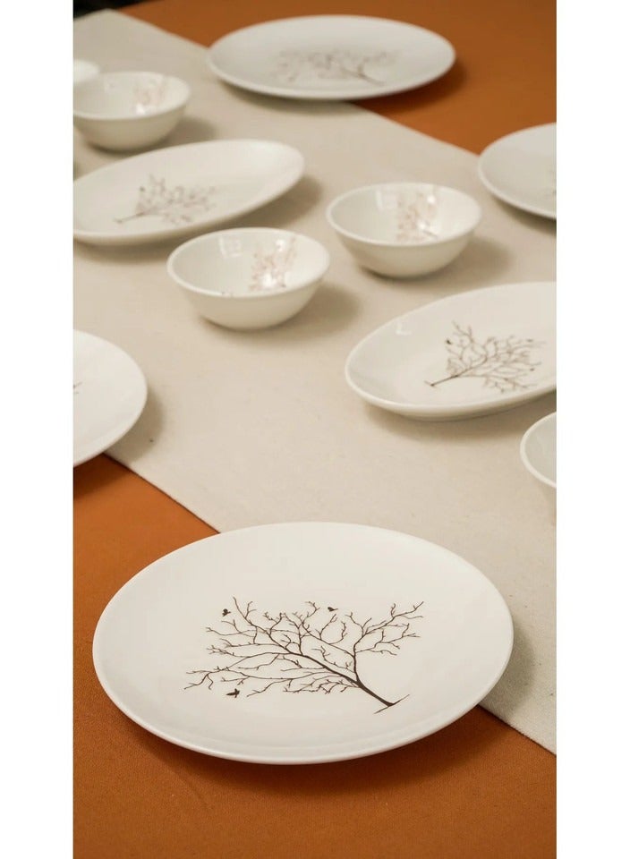 هيدا طقم فطور بورسلان حياة الشجرة 16 قطعة لعدد 6 أشخاص متعدد الألوان 20/10/20×13 سم – صنع في تركيا - Image 5