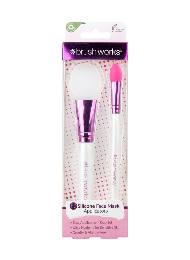 Brushworks Brushworks HD Silicone Face Mask Applicators - 2 Pack  - Image 1