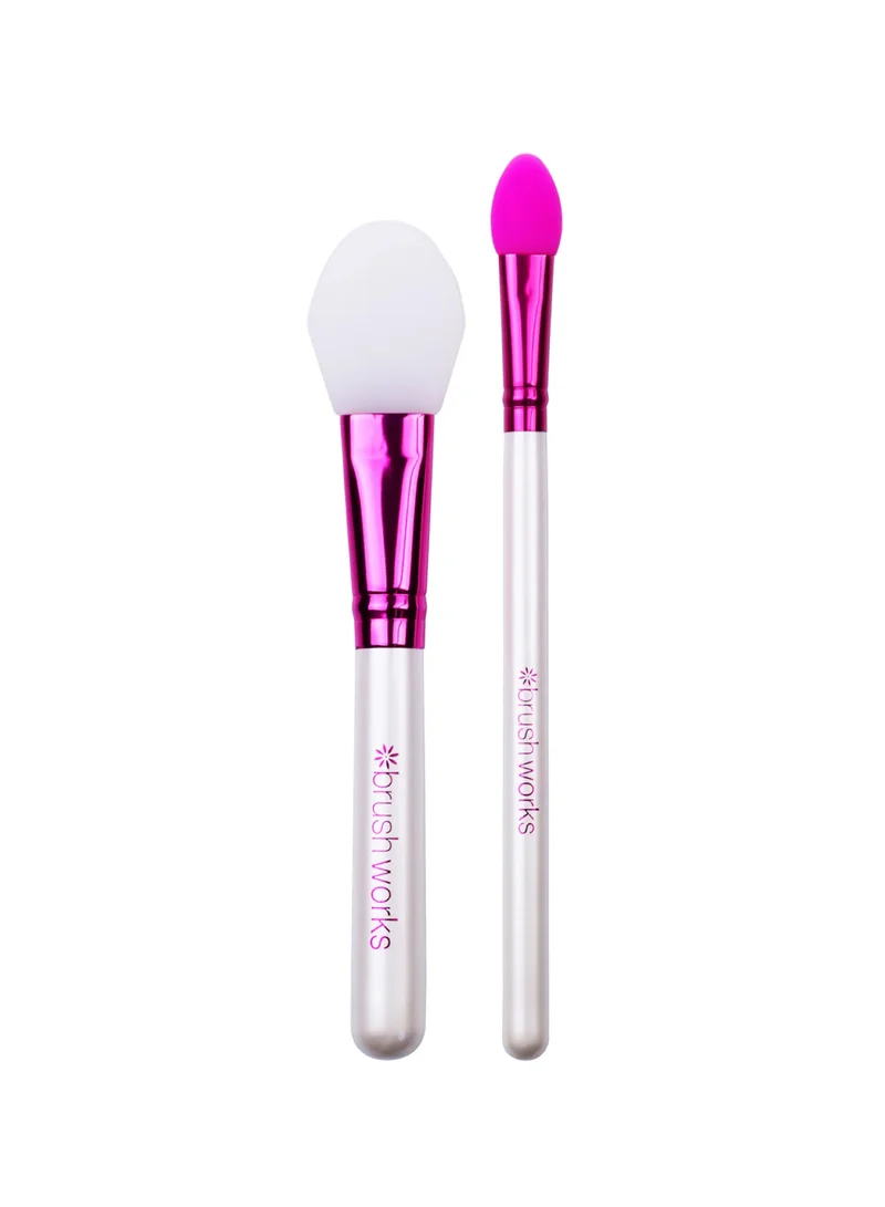 براش ووركس Brushworks HD Silicone Face Mask Applicators - 2 Pack