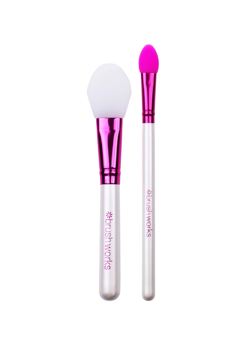 Brushworks Brushworks HD Silicone Face Mask Applicators - 2 Pack  - Image 2