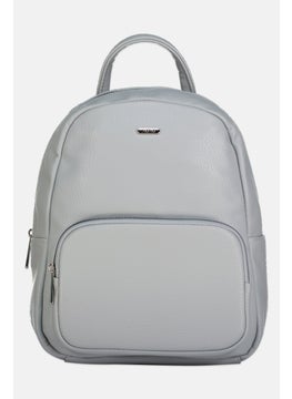 XOXO Women Brand Logo Backpack 32 H x 35 L x 11 W cm, Grey  - Image 1