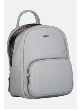 XOXO Women Brand Logo Backpack 32 H x 35 L x 11 W cm, Grey  - Image 3