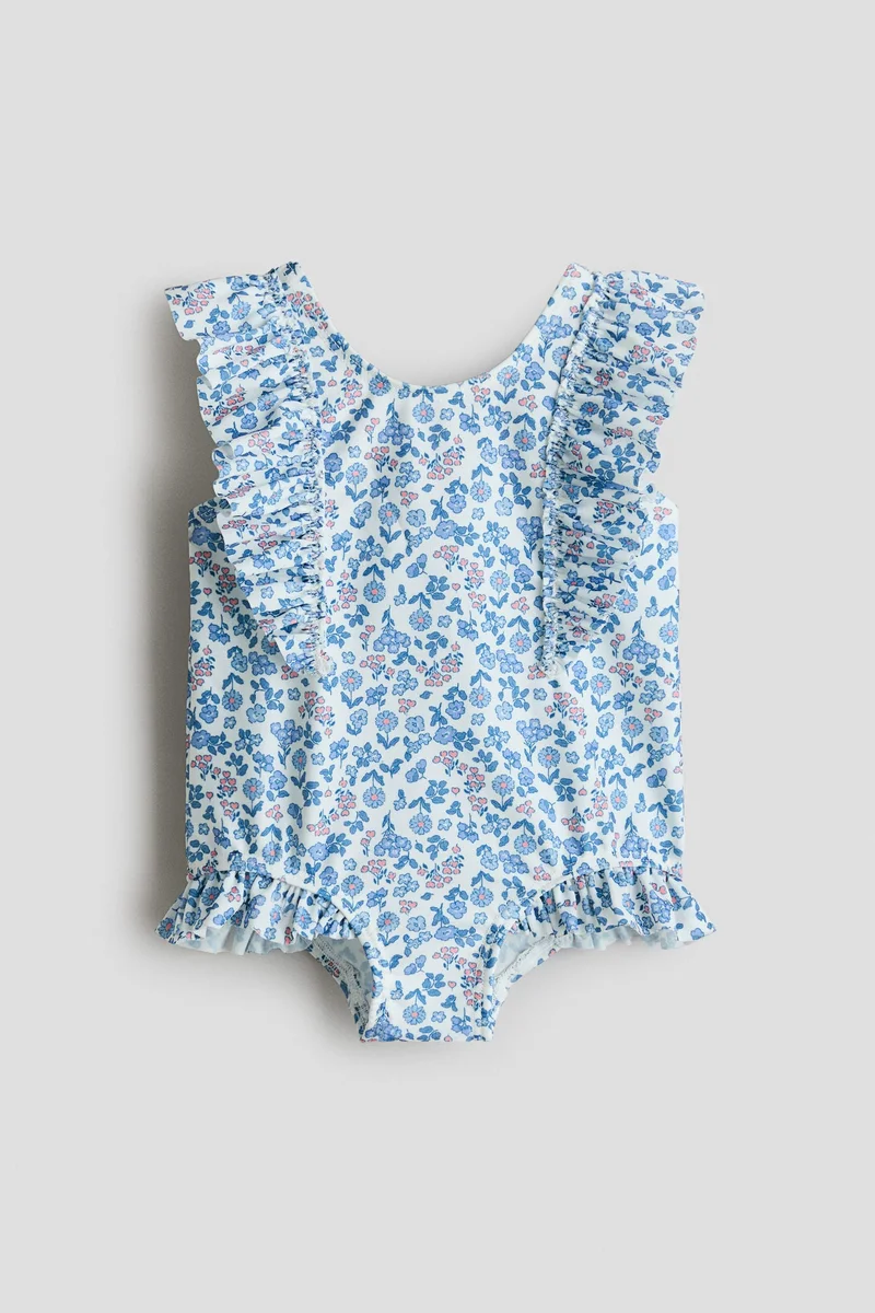 H&M Frill-trimmed swimsuit