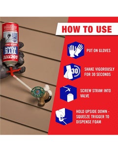 Loctite Loctite TITE Insulating Foam Sealant, White, 12 Oz  - Image 2