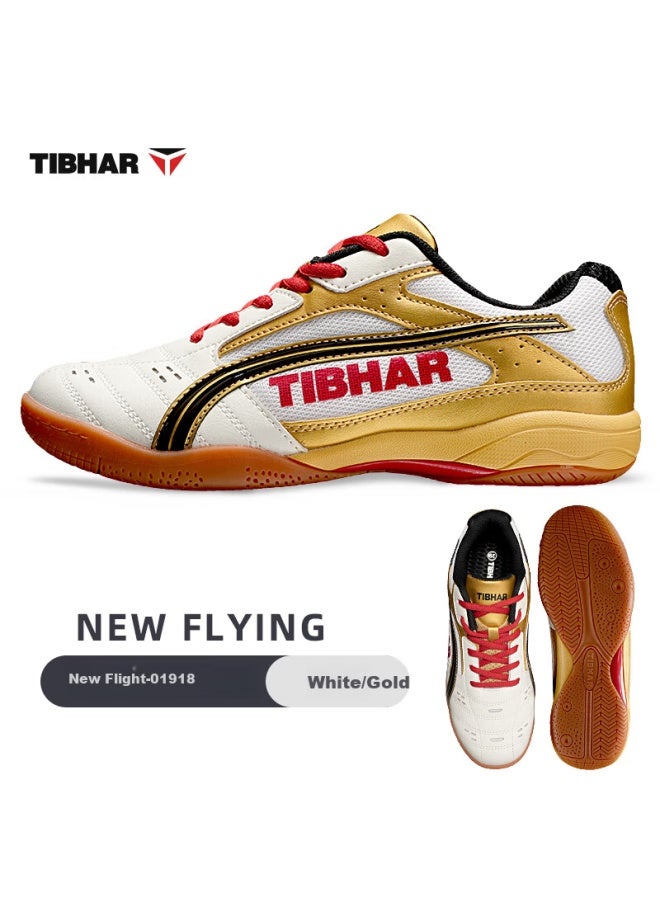 Tibhar Professional Breathable Durable Table Tennis Shoes For Men And Women 01918 White Platinum Size 36